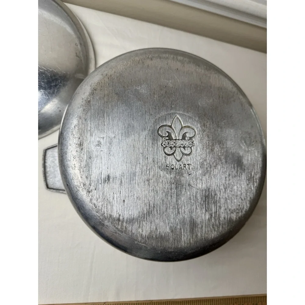 Vintage Forever Cookware 5 Quart Dutch Oven Cast Aluminum Magnalite Style Retro